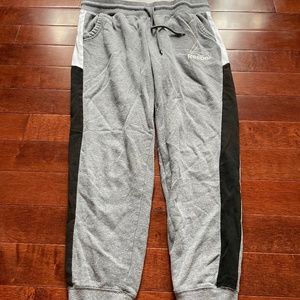 Reebok Gray Joggers, size large